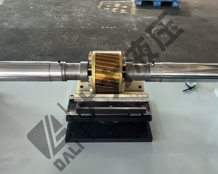 Horizontal bearing press (permanent magnet motor rotor bearing press fit)