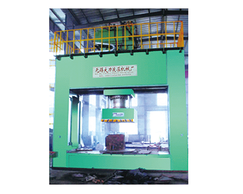 Special hydraulic press for ship sheet pressing