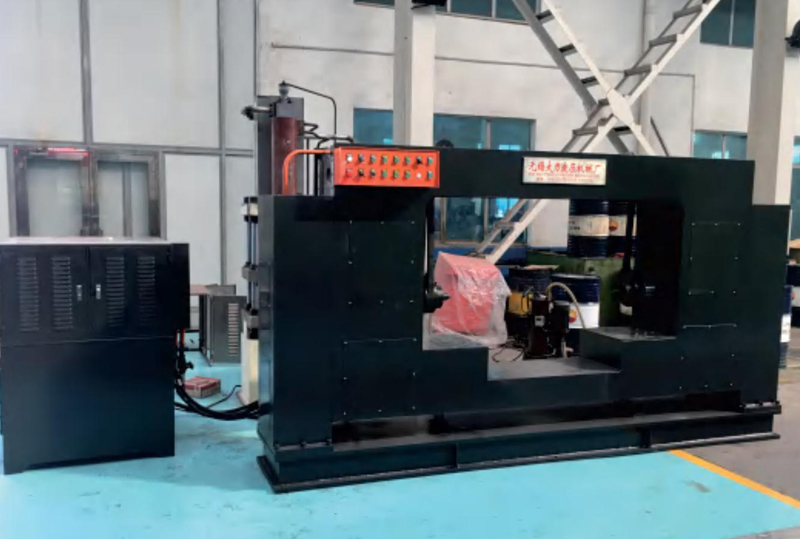 Horizontal end cap bearing press fitting machine