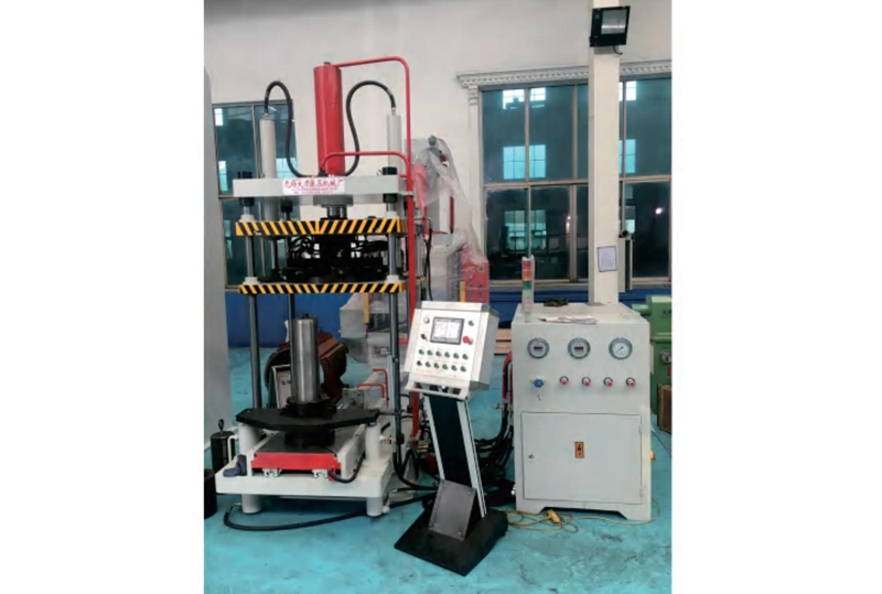 Semi automatic laminating machine for motor stator iron core